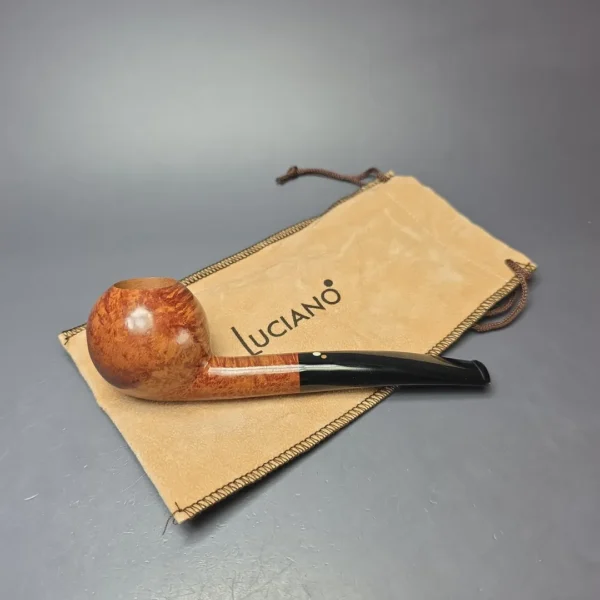 Luciano 2012 55 B Smooth Apple Estate Briar Pipe, Unsmoked - Image 14
