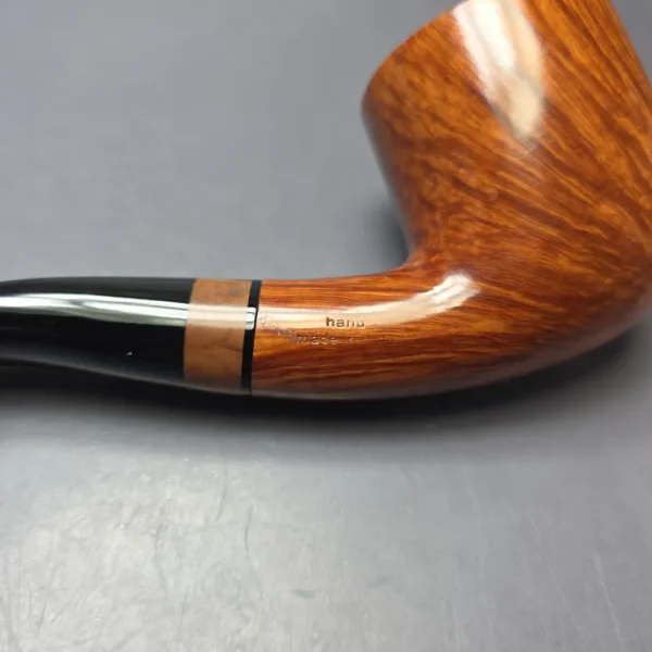 Radice Clear Fiammata O Smooth Bent Billiard w/ Olivewood Estate Briar Pipe, Italian Estates - Image 10