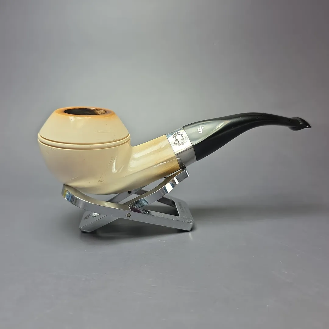 Peterson Sherlock Holmes Squire Block Meerschaum Estate Pipe, Irish Estates - Image 2