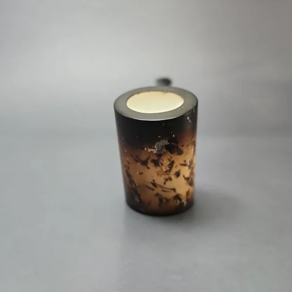 MBSD Meerschaum Deluxe Smooth Poker Block Meerschaum Pipe, New - Image 3