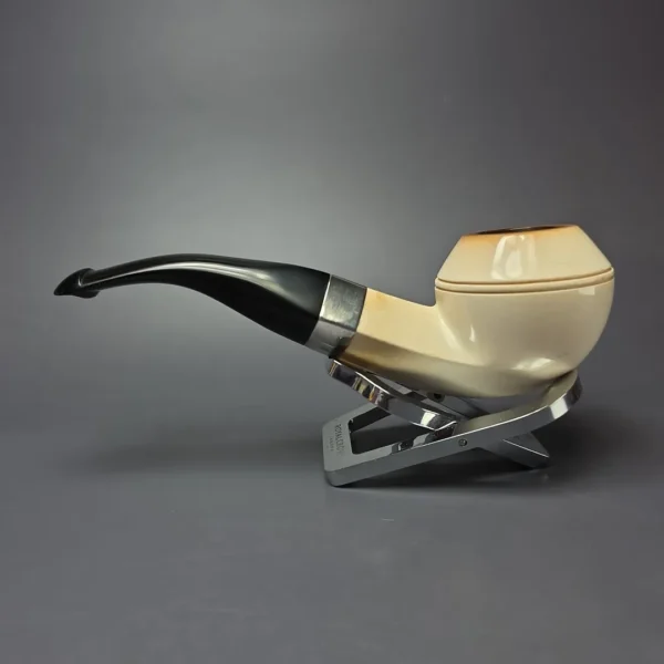 Peterson Sherlock Holmes Squire Block Meerschaum Estate Pipe, Irish Estates - Image 4