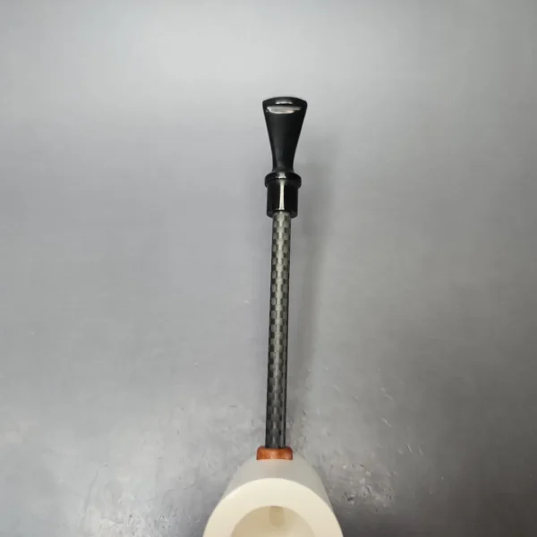 MBSD Meerschaum Deluxe Smooth Poker Block Meerschaum Pipe, New - Image 5