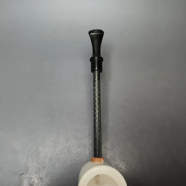 MBSD Meerschaum Deluxe Smooth Poker Block Meerschaum Pipe, New - Image 5