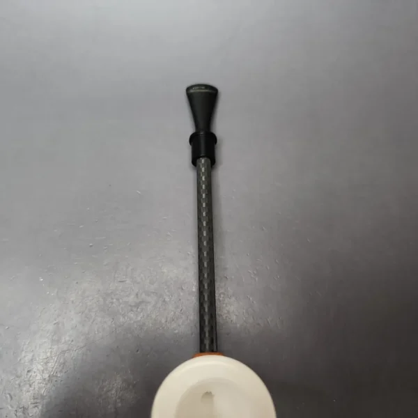 MBSD Meerschaum Deluxe Smooth Poker Block Meerschaum Pipe, New - Image 5