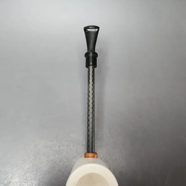 MBSD Meerschaum Deluxe Smooth Poker Block Meerschaum Pipe, New - Image 5