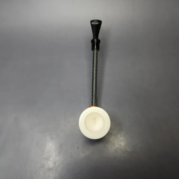 MBSD Meerschaum Deluxe Smooth Poker Block Meerschaum Pipe, New - Image 6