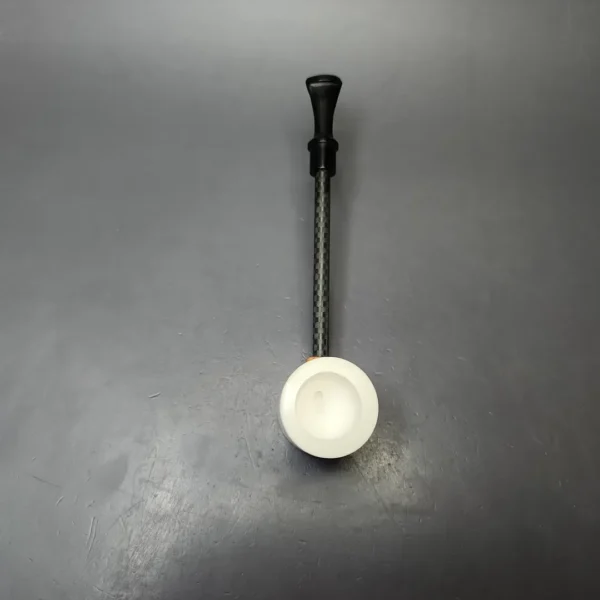 MBSD Meerschaum Deluxe Smooth Poker Block Meerschaum Pipe, New - Image 6