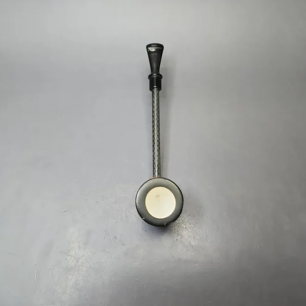 MBSD Meerschaum Deluxe Smooth Poker Block Meerschaum Pipe, New - Image 6