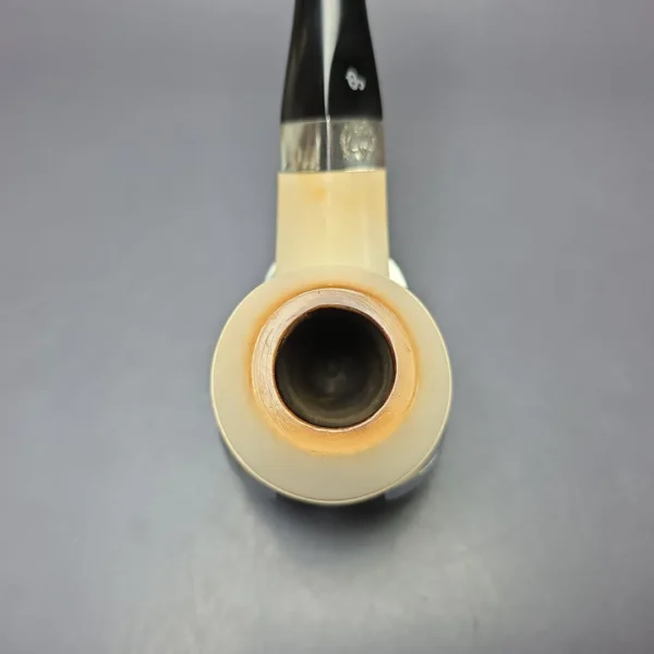 Peterson Sherlock Holmes Squire Block Meerschaum Estate Pipe, Irish Estates - Image 6