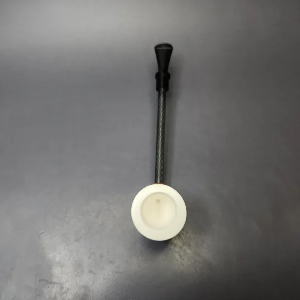 MBSD Meerschaum Deluxe Smooth Poker Block Meerschaum Pipe, New - Image 7