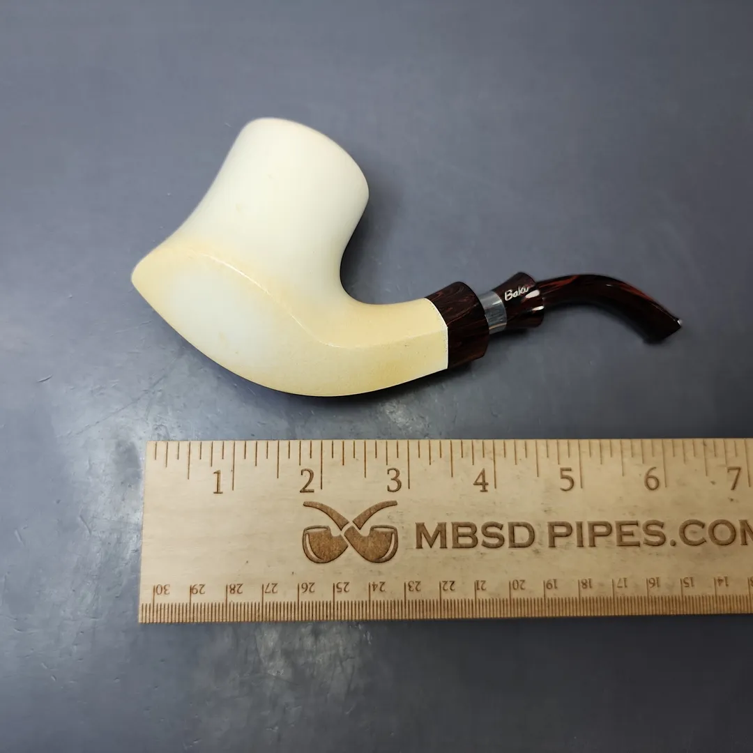 Fikri Baki XL Smooth Volcano w/ Cumberland Estate Block Meerschaum