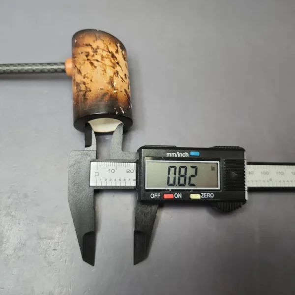 MBSD Meerschaum Deluxe Smooth Poker Block Meerschaum Pipe, New - Image 9