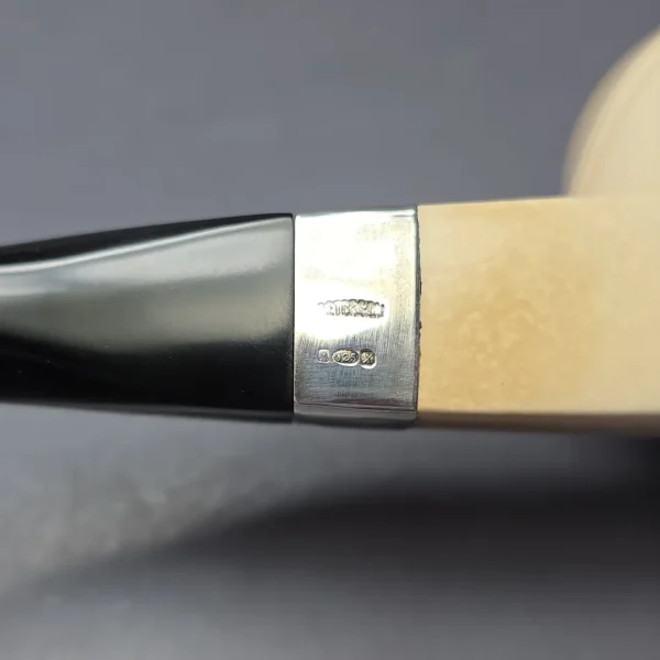 Peterson Sherlock Holmes Squire Block Meerschaum Estate Pipe, Irish Estates - Image 9