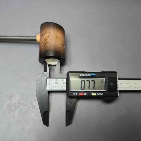 MBSD Meerschaum Deluxe Smooth Poker Block Meerschaum Pipe, New - Image 10