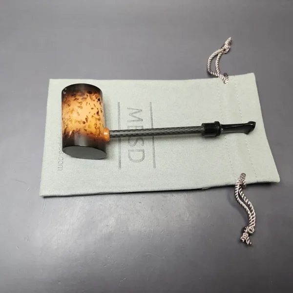 MBSD Meerschaum Deluxe Smooth Poker Block Meerschaum Pipe, New - Image 10