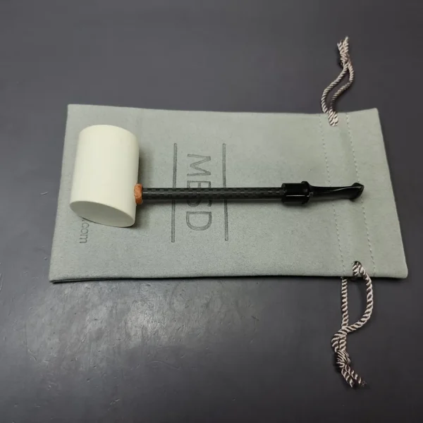 MBSD Meerschaum Deluxe Smooth Poker Block Meerschaum Pipe, New - Image 10