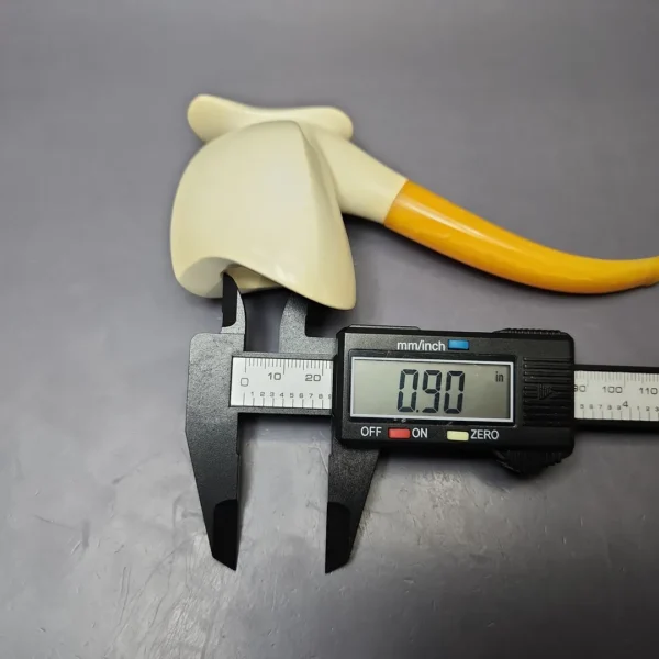 Ismet Bekler Smooth Cup and Saucer Estate Block Meerschaum Pipe, Unsmoked - Image 10