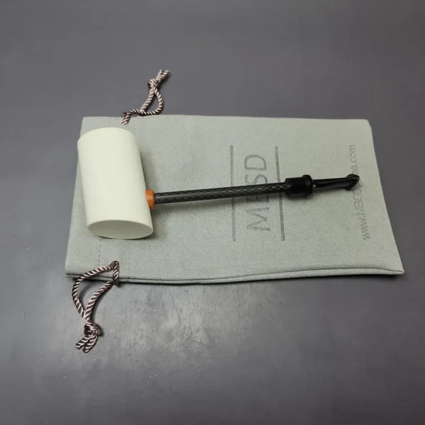 MBSD Meerschaum Deluxe Smooth Poker Block Meerschaum Pipe, New - Image 10