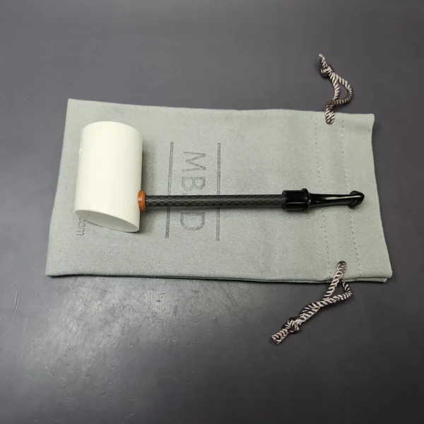 MBSD Meerschaum Deluxe Smooth Poker Block Meerschaum Pipe, New - Image 10