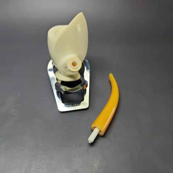 Ismet Bekler Smooth Cup and Saucer Estate Block Meerschaum Pipe, Unsmoked - Image 12