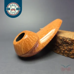 J Mouton Smooth All Briar Eskimo w/ Fossilized Walrus Handmade Briar Pipe, New