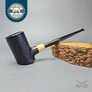 MBSD Briars "Re-Don" Sandblasted Poker w/ Boxwood, Briar Pipe, New