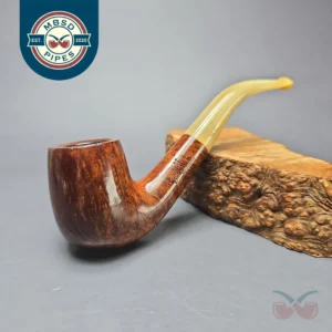 Butz Choquin Brasilia 2304 Smooth Bent Billiard Estate Briar Pipe, French Estates