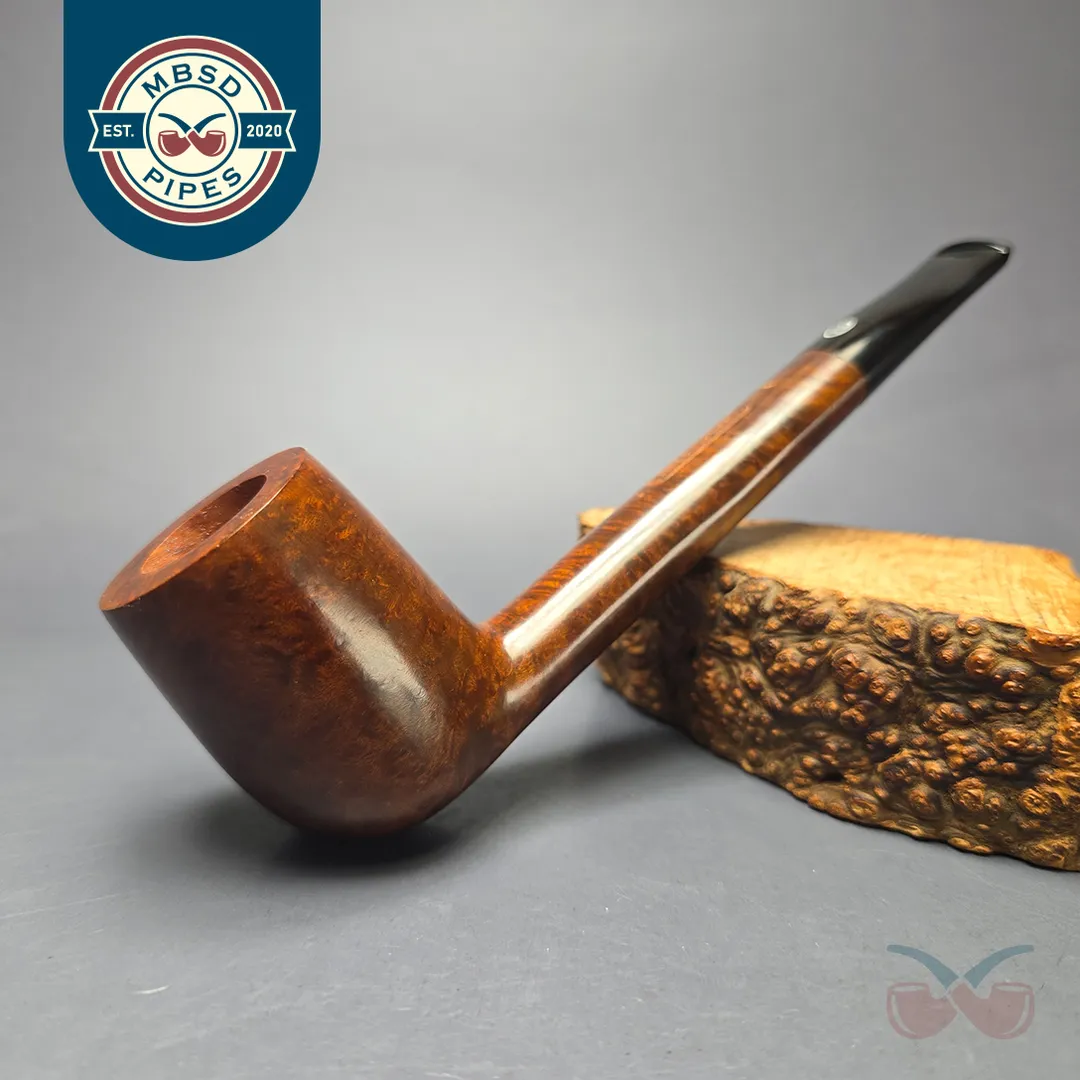 James Upshall A Grade Group 6 Smooth Canadian Estate Briar Pipe, Unsmoked