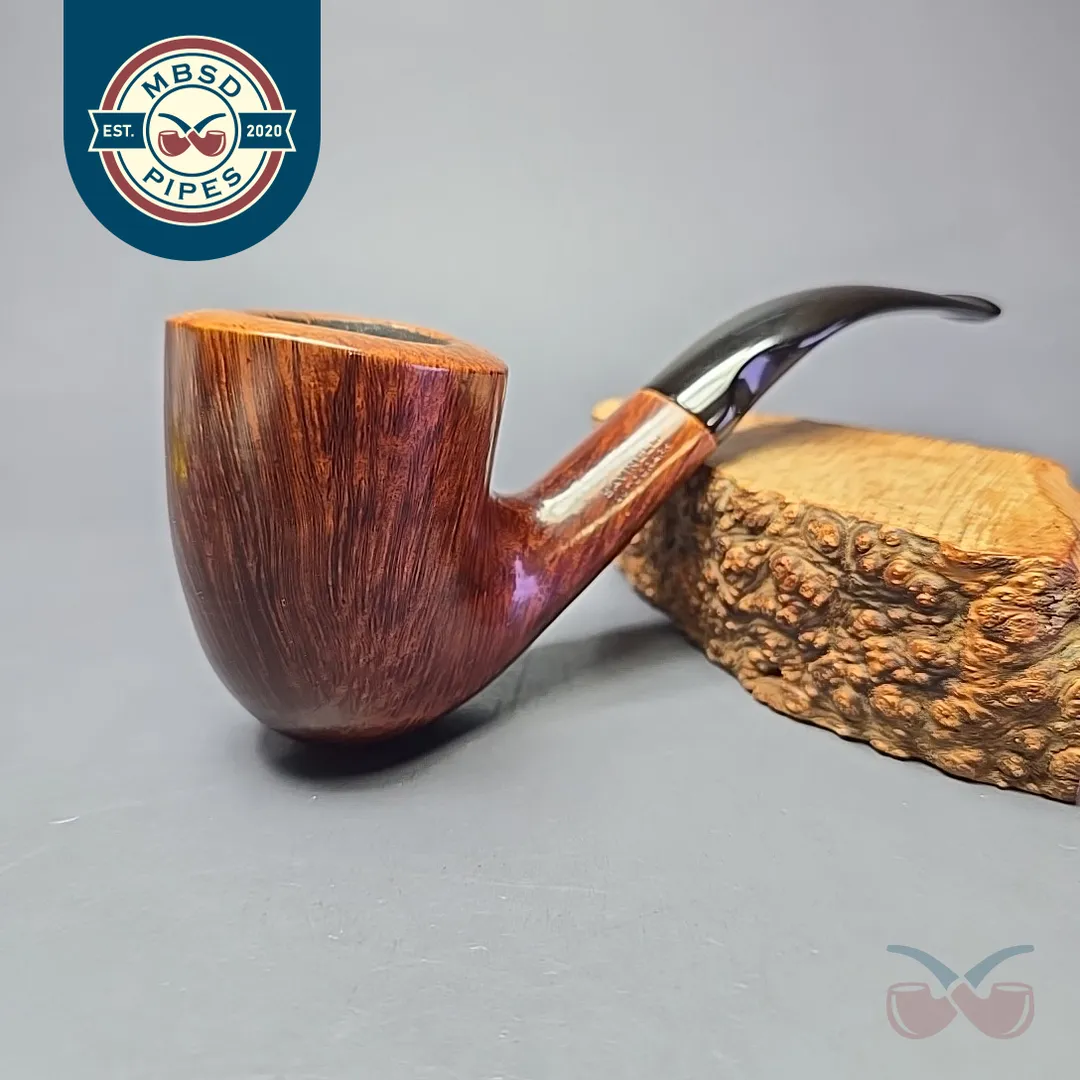 Savinelli Autograph 0 Smooth Freehhand Dublin Estate Briar Pipe, Italian Estates