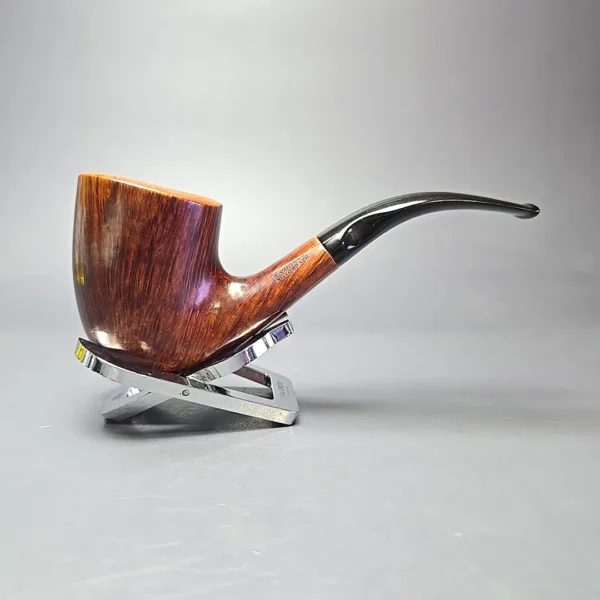 Savinelli Autograph 0 Smooth Freehhand Dublin Estate Briar Pipe, Italian Estates - Image 3