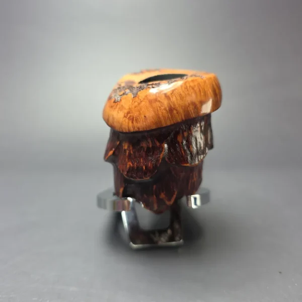 Nording Spruce Cone Partially Rusticated Freehand Estate Briar Pipe, Unsmoked - Image 3