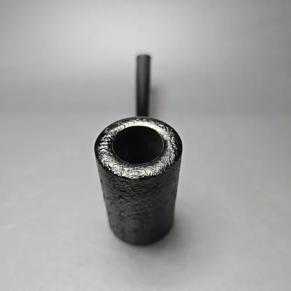 MBSD Briars "Re-Don" Sandblasted Poker w/ Boxwood, Briar Pipe, New - Image 3