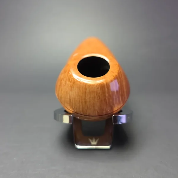 J Mouton Smooth All Briar Eskimo w/ Fossilized Walrus Handmade Briar Pipe, New - Image 4