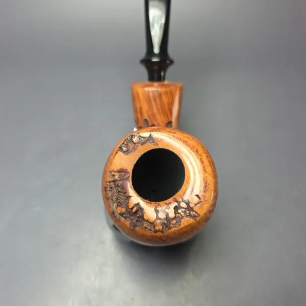 Nording Spruce Cone Partially Rusticated Freehand Estate Briar Pipe, Unsmoked - Image 5