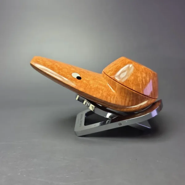 J Mouton Smooth All Briar Eskimo w/ Fossilized Walrus Handmade Briar Pipe, New - Image 5