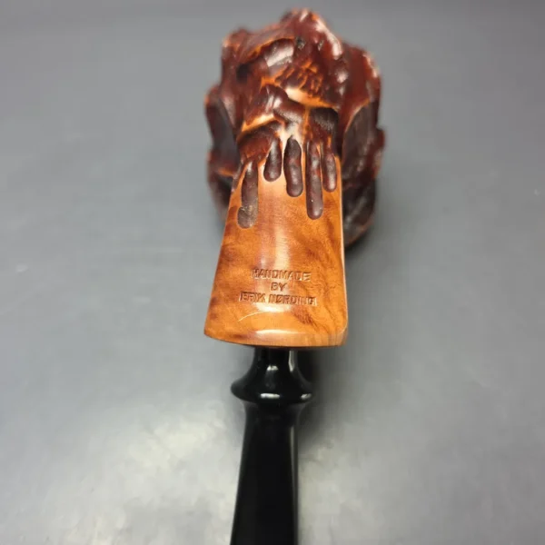 Nording Spruce Cone Partially Rusticated Freehand Estate Briar Pipe, Unsmoked - Image 7