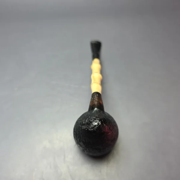 MBSD Briars Modern Masters 1 Sandblasted Peewit w/ Bamboo Briar Pipe, New - Image 8