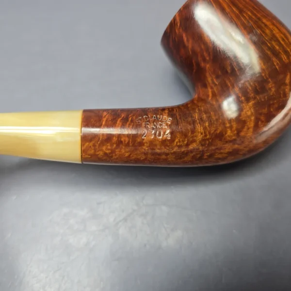 Butz Choquin Brasilia 2304 Smooth Bent Billiard Estate Briar Pipe, French Estates - Image 9