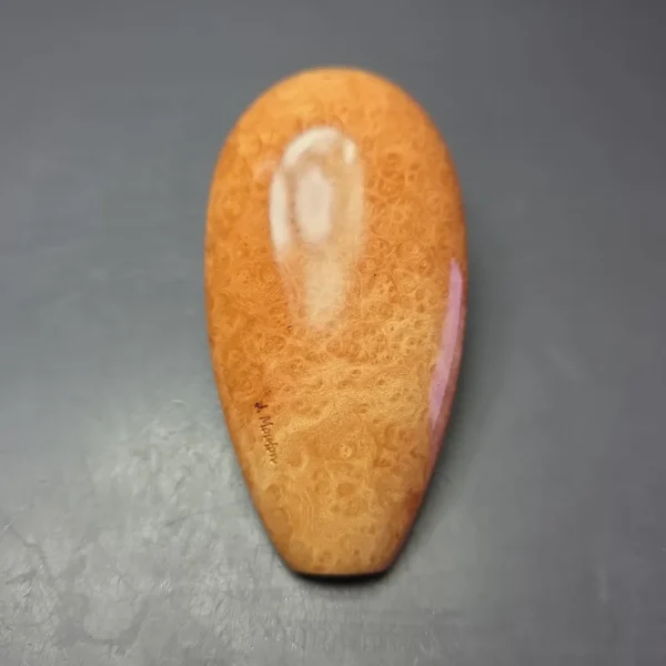 J Mouton Smooth All Briar Eskimo w/ Fossilized Walrus Handmade Briar Pipe, New - Image 10