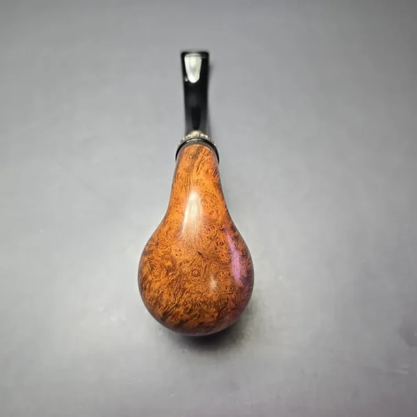 Mastro de Paja Unica Smooth Apple w/ Silver Estate Briar Pipe, Italian Estates, 9mm - Image 10