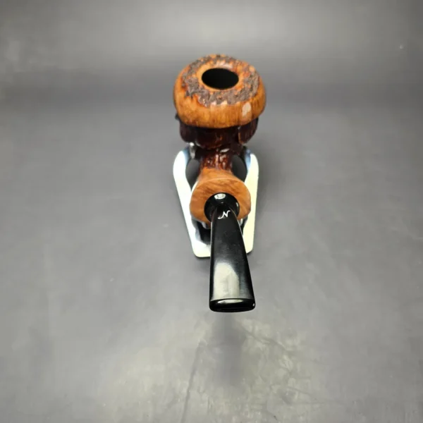 Nording Spruce Cone Partially Rusticated Freehand Estate Briar Pipe, Unsmoked - Image 5