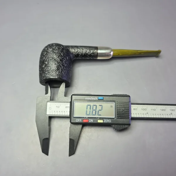 MBSD Briars Timeless Traditions 1 Sandblasted Billiard w/ Silver Handmade Briar Pipe, New - Image 11
