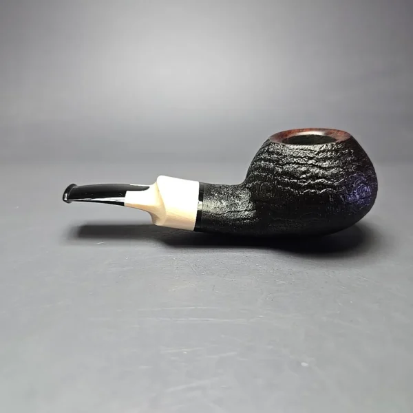 Luiz Lavos Sandblasted Tomato w/ Ivorite Estate Briar Pipe, Other Estates - Image 4
