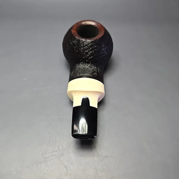 Luiz Lavos Sandblasted Tomato w/ Ivorite Estate Briar Pipe, Other Estates - Image 5