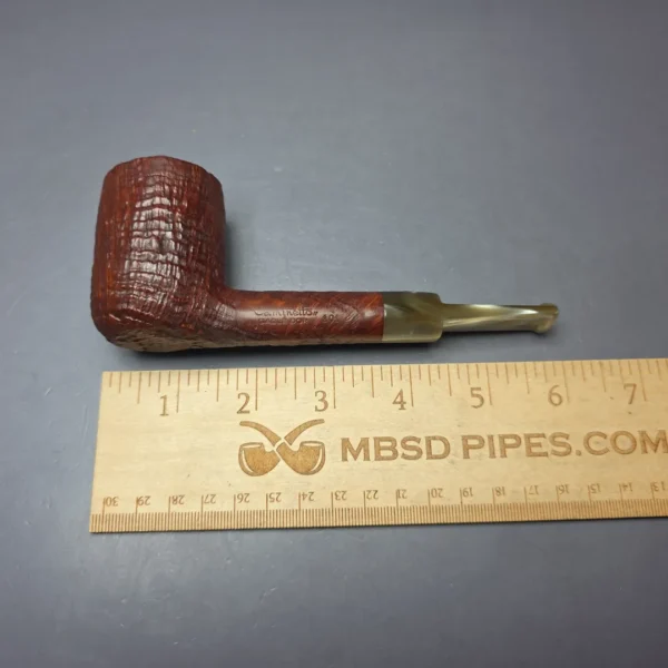 Caminetto Ascorti Radice Era Sable Dor 101 Sandblasted Lovat Estate Briar Pipe, Unsmoked - Image 11