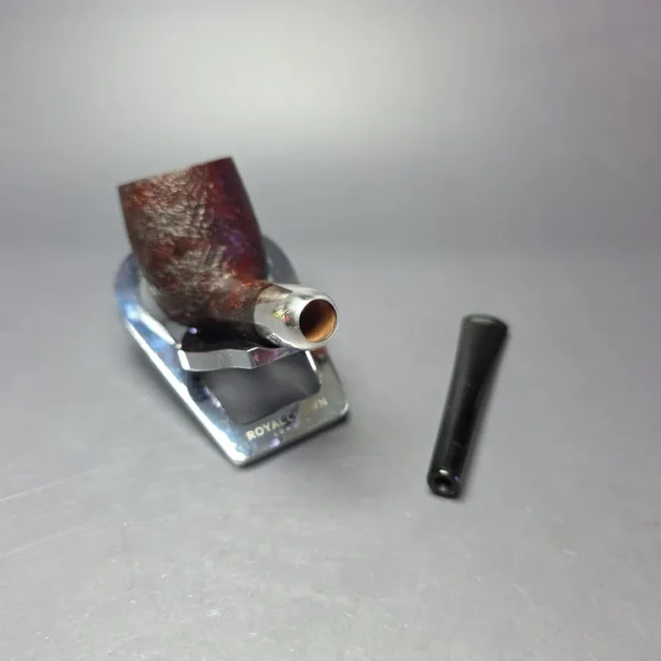 MBSD Briars Timeless Traditions 1 Sandblasted Billiard w/ Silver Handmade Briar Pipe, New - Image 12