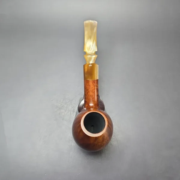 Unknown (Edward’s?) XL Smooth Brandy Estate Briar Pipe, American Estates - Image 6