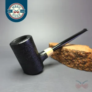 MBSD Briars "Re-Don" Sandblasted Poker w/ Boxwood, Briar Pipe, New
