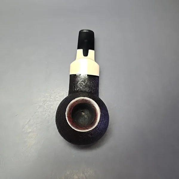 Luiz Lavos Sandblasted Tomato w/ Ivorite Estate Briar Pipe, Other Estates - Image 8