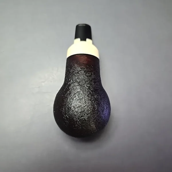 Luiz Lavos Sandblasted Tomato w/ Ivorite Estate Briar Pipe, Other Estates - Image 9